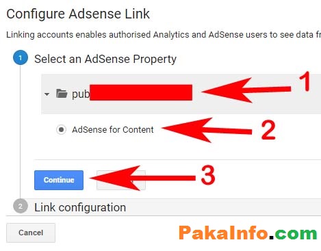Linking Google Analytics and AdSense accounts