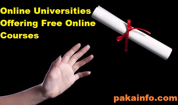 Online Universities Offering Free Online Courses