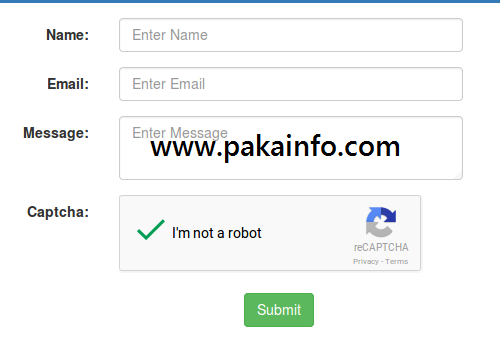 Ajax Contact Form with Captcha reCAPTCHA v2 2.0 using PHP with jQuery