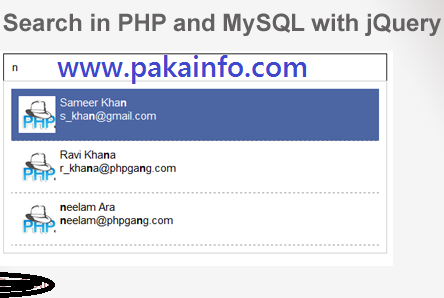 AngularJS Live Search Box using PHP MySqli