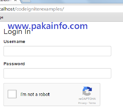 Codeigniter Form Validation with Google reCAPTCHA