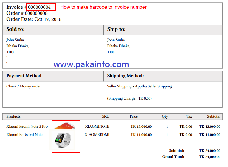 Create Order and Invoice using Magento