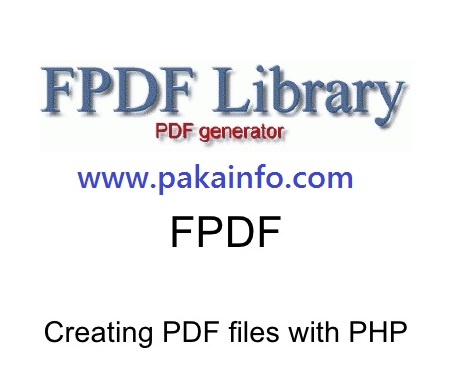 Creating PDF Files using PHP FPDF library - Convert HTML to PDF