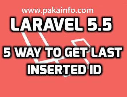 How to Get last insert ID using Laravel