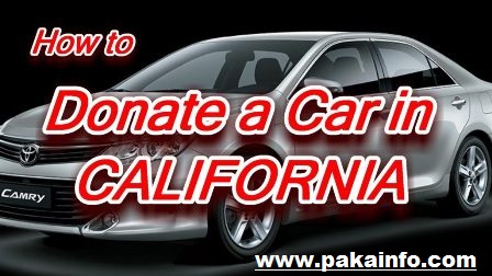 Online Donate Car For Tax Credit DONATE CAR TO CHARITY CALIFORNIA
