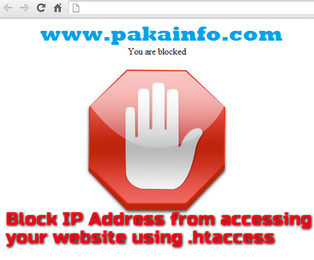 PHP Block IP addresses access for specific IP addresses