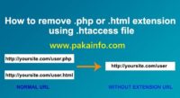 Removing file extensions using htaccess