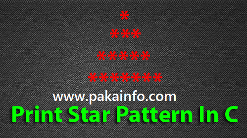 Star Pyramid and patterns in C programming