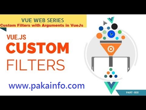 Vuejs json Custom Filter example