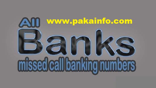 All Banks Official Missed call balance enquiry number
