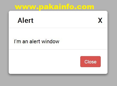 Custom Alert and Confirm Dialog Box using jQuery and CSS