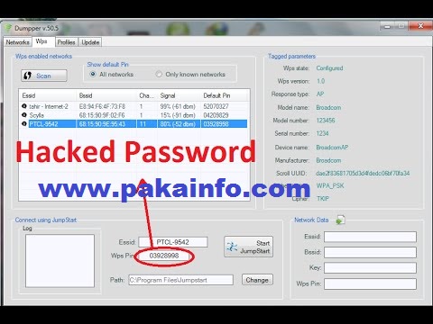 How To Hack WIFI Password Using jumpstart and dumpper