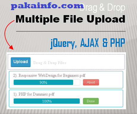 PHP Ajax dynamic Progress Bar for PHP AJAX File Upload