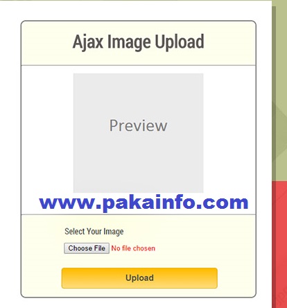 jQuery AJAX file Image upload PHP Example