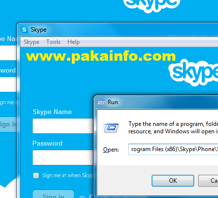 multiple skype accounts – Windows desktop Run Two Skype