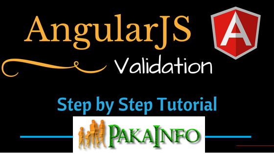 Angularjs Form Validation Example Tutorial