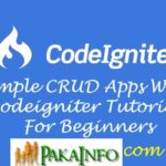 CodeIgniter CRUD Example Tutorial From Scratch