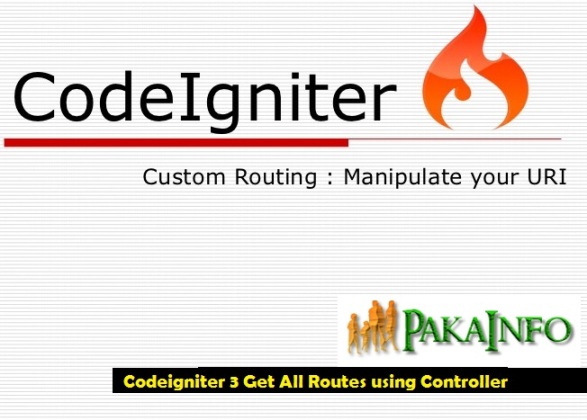 Codeigniter 3 Get All Routes using Controller