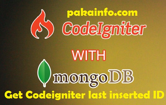 How to Get Codeigniter last inserted ID from database