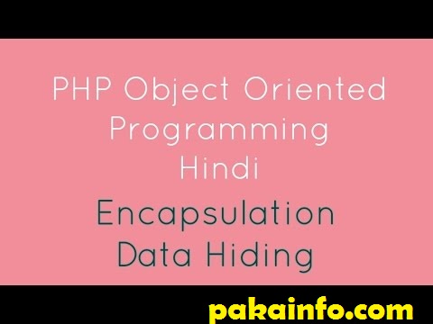 Concept of Encapsulation in PHP OOP
