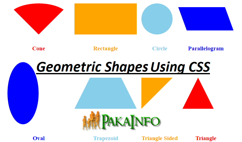 Create Different CSS Geometric Shapes with Example