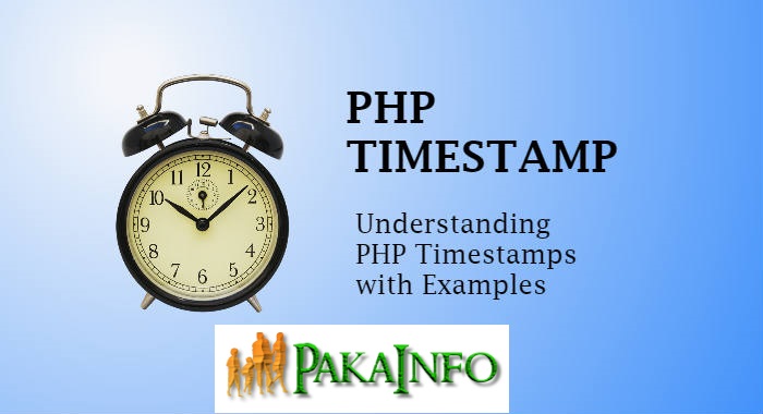 PHP Timestamp Date Time format Function
