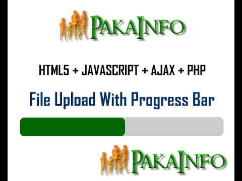 jQuery Ajax File Upload Progress Bar percentage in PHP