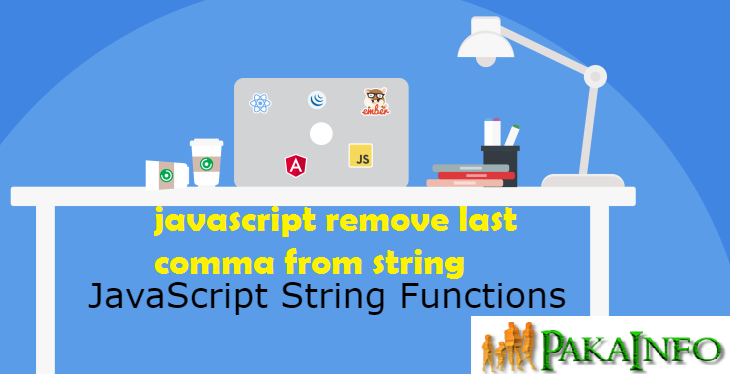 javascript remove last comma from string