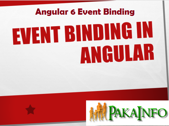 Angular 6 Event Binding Tutorial From Scratch