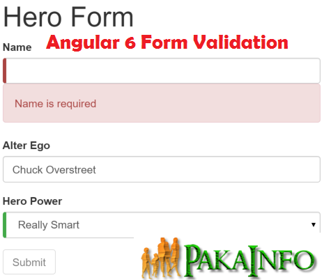 Angular 6 Form Validation Example Tutorial