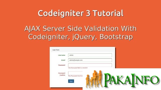 PHP CodeIgniter 3 Validation Example Tutorial From Scratch