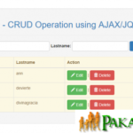 PHP Jquery Ajax CRUD Example Tutorial From Scratch