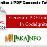 CodeIgniter 3 PDF Generate Tutorial With Example