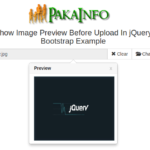 Display Uploaded Image Using Javascript Example