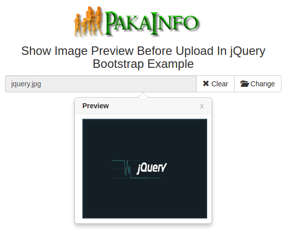 Display Uploaded Image Using Javascript Example