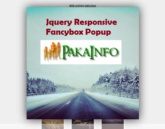 Jquery Responsive Fancybox Popup Example