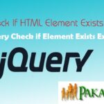 jQuery Check if Element Exists Example