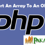 PHP Convert An Array To An Object Example
