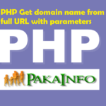 PHP Get domain name from full URL with parameters