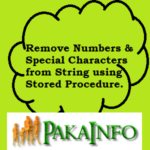 SQL Remove Numeric Characters in String