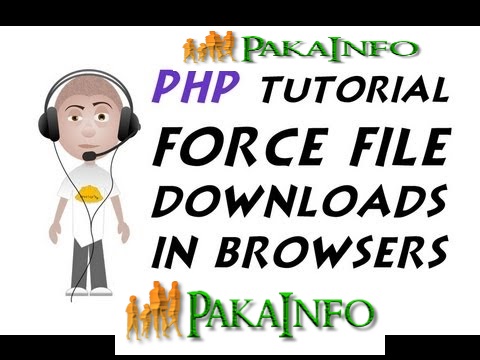 PHP Force File Download HTML button code
