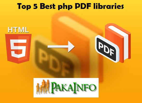 Top 5 Best php PDF Generation libraries