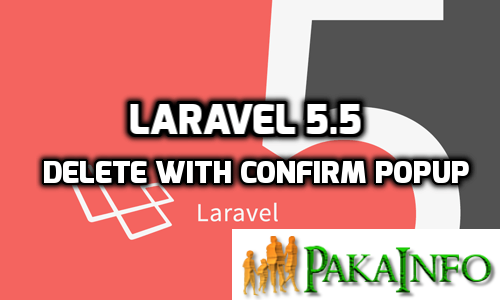 jQuery Delete Confirm in Laravel 5.7 Example