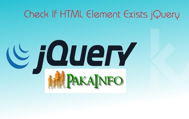 jQuery check if an element is exists in dom