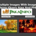 PHP Jquery Ajax Upload Multiple Images with Preview Example