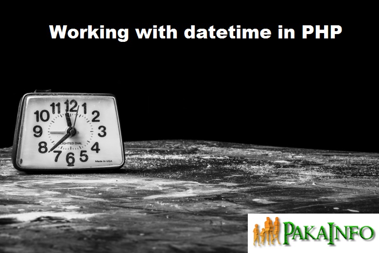 Working with datetime in PHP Examples