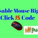 jQuery Disable Mouse Right Click Examples