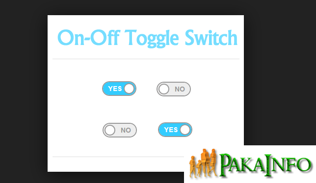 Bootstrap On-Off Toggle Switch jQuery Plugins