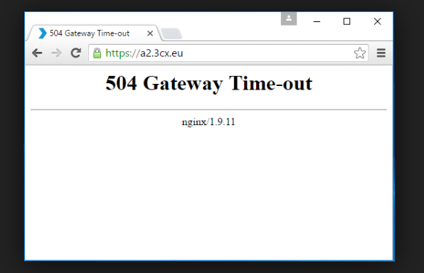 Fix 504 Gateway Timeout Nginx Error