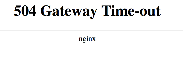 Fix 504 Gateway Timeout Nginx Errors